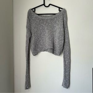 Hollister | Cropped Sweater w/ Oversized Sleeves